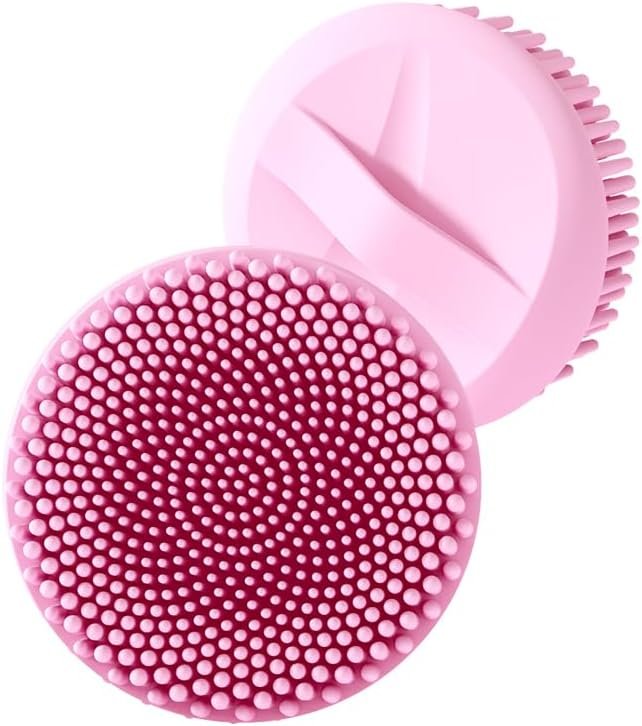 Silicone Body Scrubber for Women – Food-Grade Soft Body Scrubber with Gentle Exfoliation, Promotes Blood Circulation, Easy to Clean, Perfect for Shower & Bath