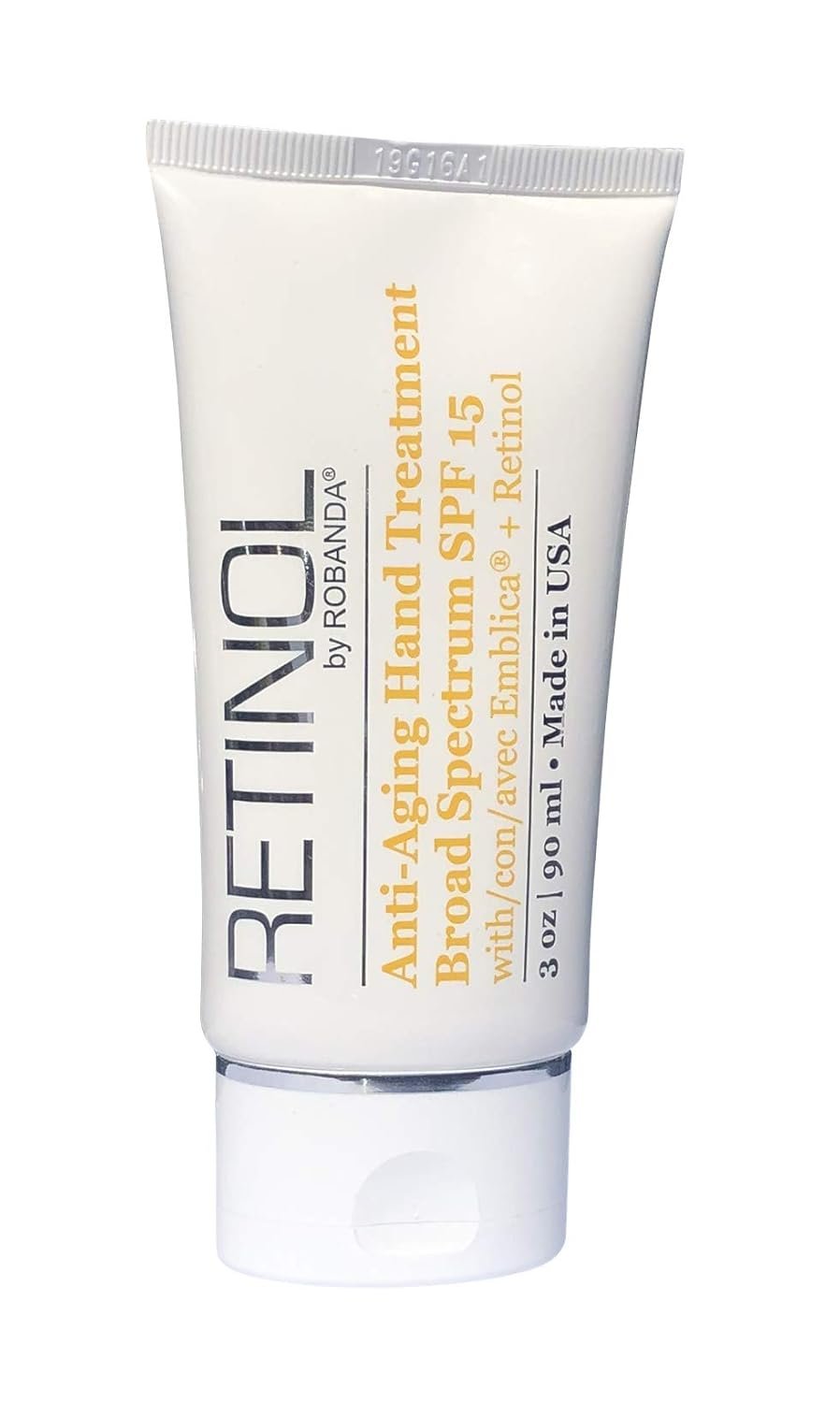 Robanda Retinol Anti-Aging Hand Cream – Hydrating & Moisturizing Hand Lotion with Anti-Aging Formula to Help Prevent Wrinkles & Reduce Fine Lines, 3 oz, Unscented