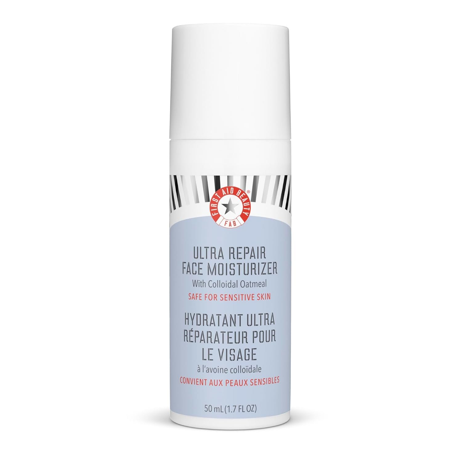 First Aid Beauty – Ultra Repair Face Moisturizer, Soothing Face Colloidal Oatmeal, Non-Comedogenic Formula Helps Soften Skin with Ceramides and Shea Butter
