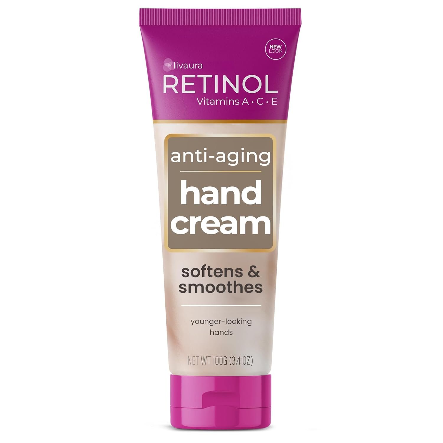 LIVAURA Retinol Anti-Aging Hand Cream – The Original Brand For Younger Looking Hands –Rich, Velvety Conditions & Protects Skin, Nails & Cuticles – Vitamin A Minimizes Age’s Effect on Skin (Women’s)