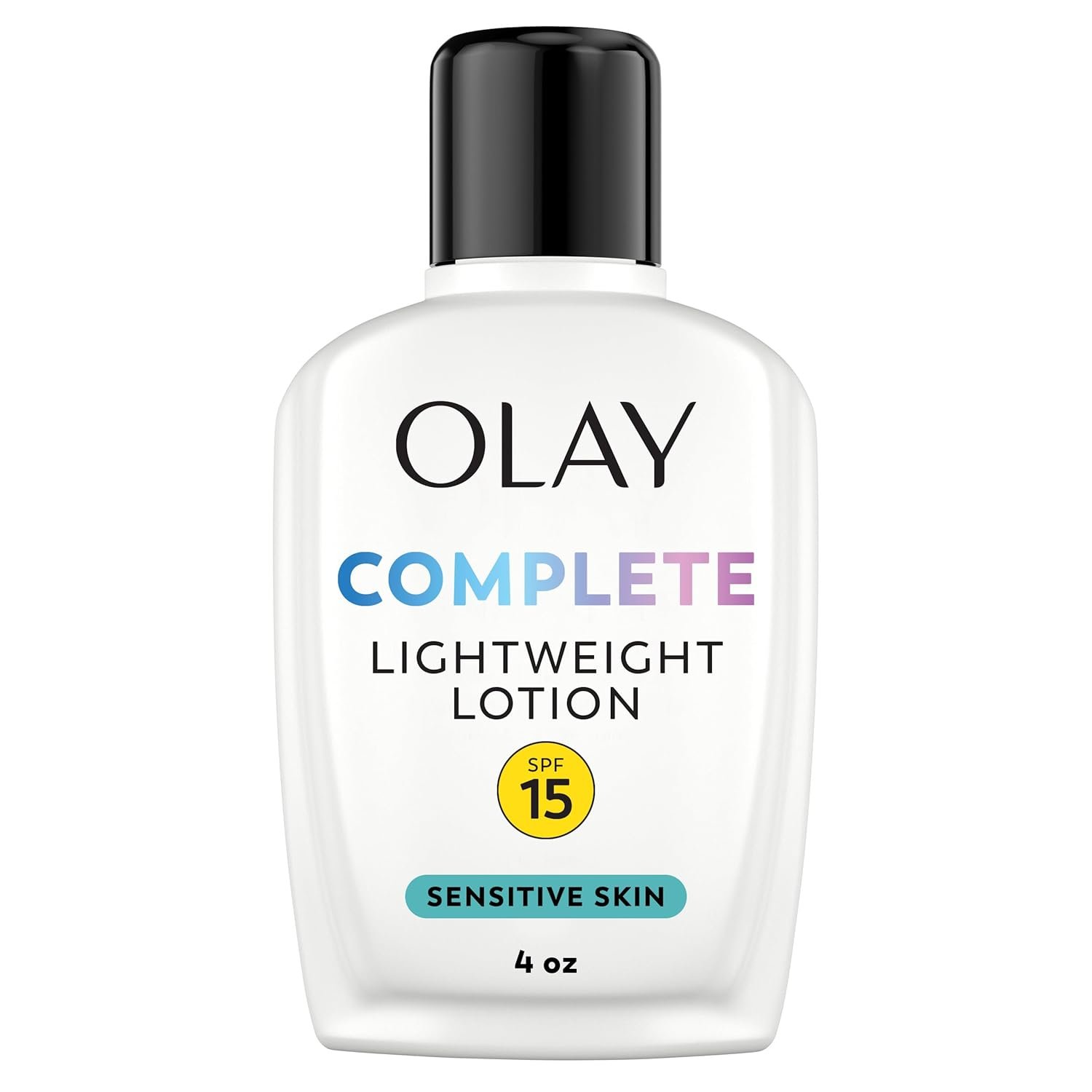 Olay Face Moisturizer, Complete All Day Moisturizer With Sunscreen Broad Spectrum SPF 15 – Sensitive, 4 fl. Oz, 1 unit