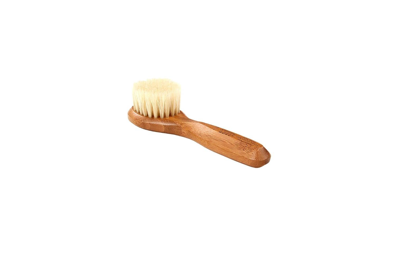 Facial Cleansing Brush – Natural Bristle Wood Handle