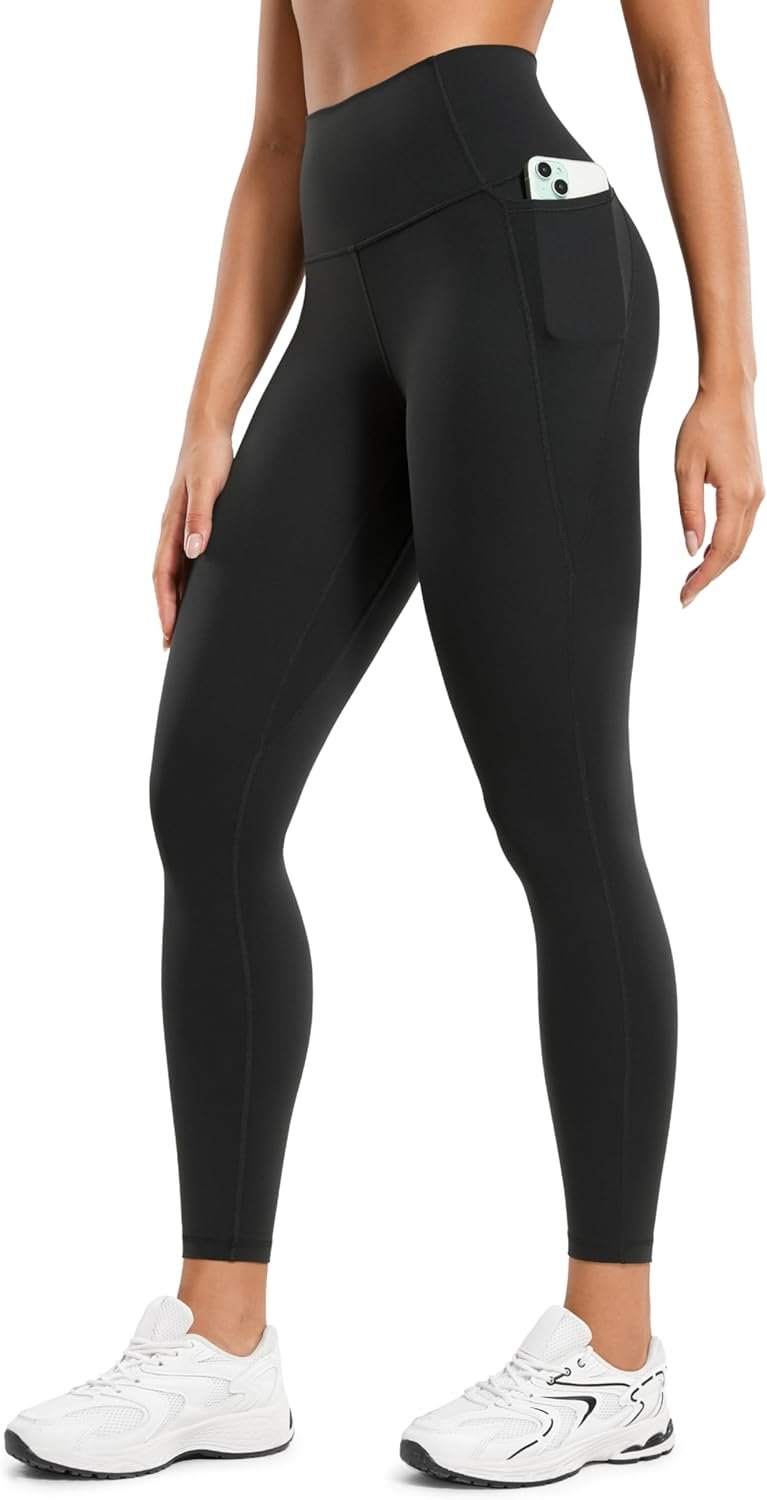 CRZ YOGA Butterluxe Workout Leggings Pockets 25” – High Waisted Gym Womens Yoga Pants Buttery Soft