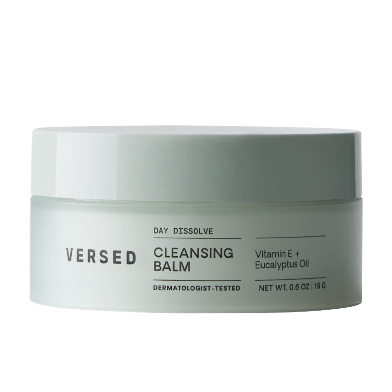 Versed Day Dissolve Cleansing Balm – Makeup Melting Balm Infused with Vitamin E + Eucalyptus Oil to Calm Skin – Oil Based Double Cleanser (0.6 Fl Oz (Pack of 1), V1 Day Dissolve)