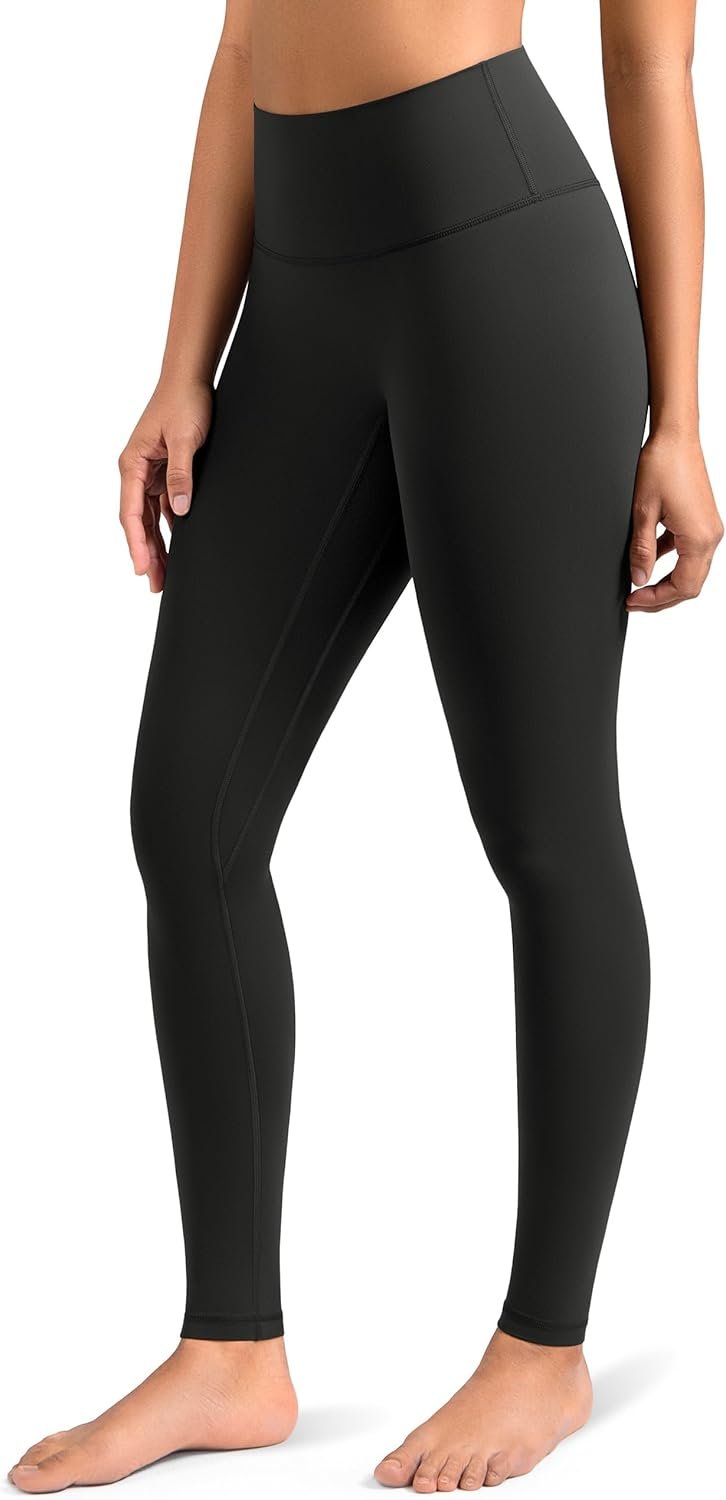 Colorfulkoala Dreamlux No Front Seam Leggings for Women 25″/28″ Inseam, High Waisted Buttery Soft Yoga Pants