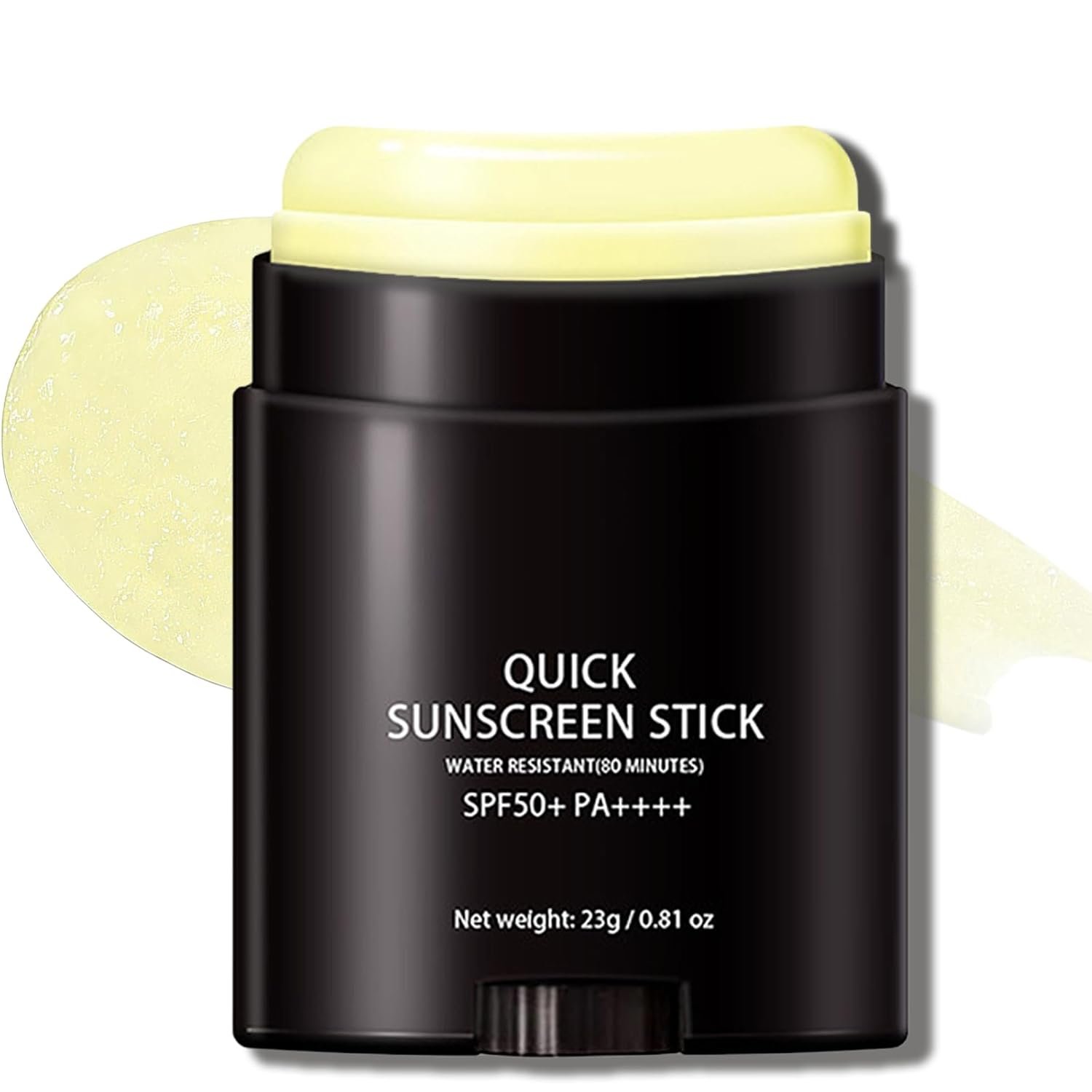 Sunscreen Stick SPF PA50++++ Broad Spectrum, Semi-Matte Korean Sunstick for Face and Body, No White Cast, Water Resistant 80 Min, Portable Sunscreen for Beach Sports Daily Use, Travel Size