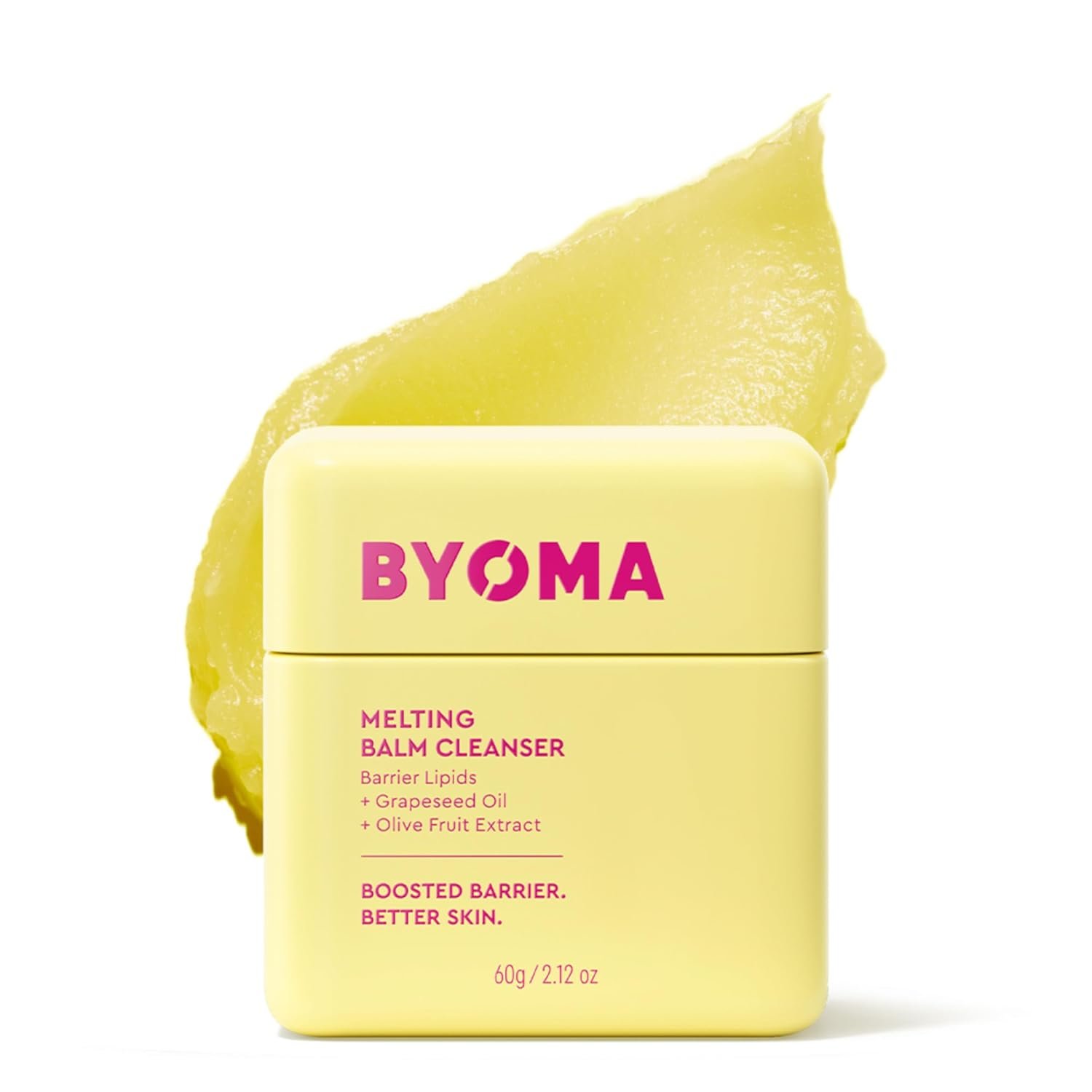 BYOMA Melting Balm Facial Cleanser – Buttery Soft Cleansing Balm for Skin Barrier Repair – Tri-Ceramide Face Wash for Sensitive Skin & All Skin Types – Deeply Hydrated Skin, No Oily Residue – 2.12 oz