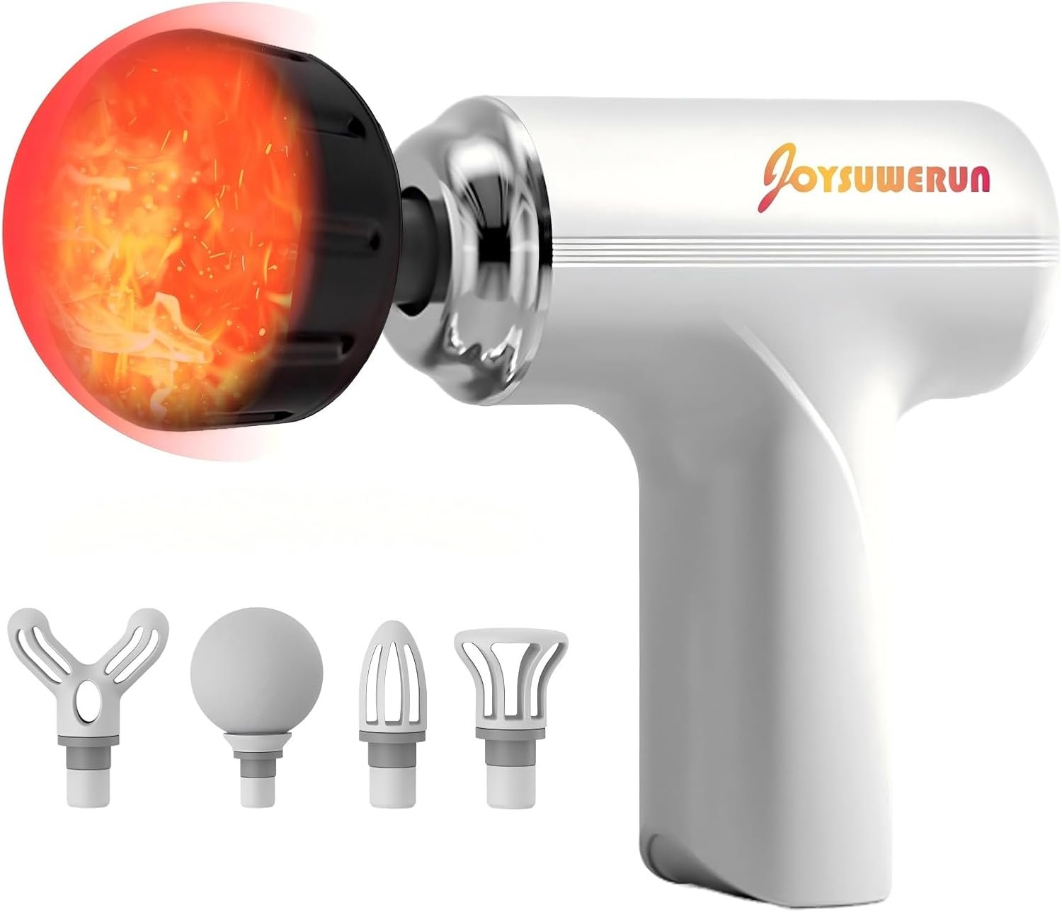 Massage Gun with Heat – Powerful Deep Tissue Massager, Handheld Mini Massage Gun for Full-Body Muscle Relief, Portable Muscle Massager for Home,Travel,
