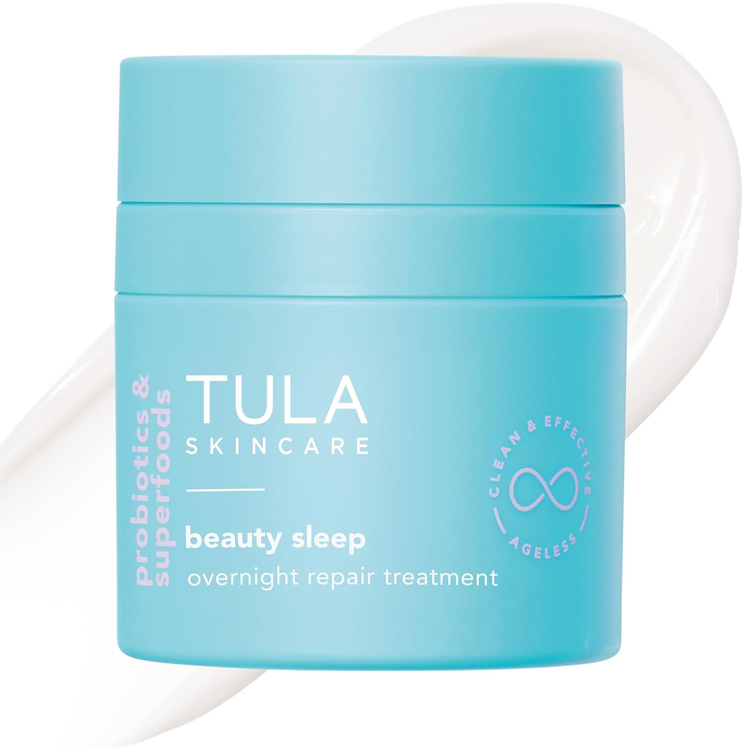 TULA Skin Care Beauty Sleep Overnight Repair Treatment – Anti-Aging, Night Cream, Contains Natural Peptides, AHAs, & Vitamin C to Reduce the Appearance of Lines and Dull Tone
