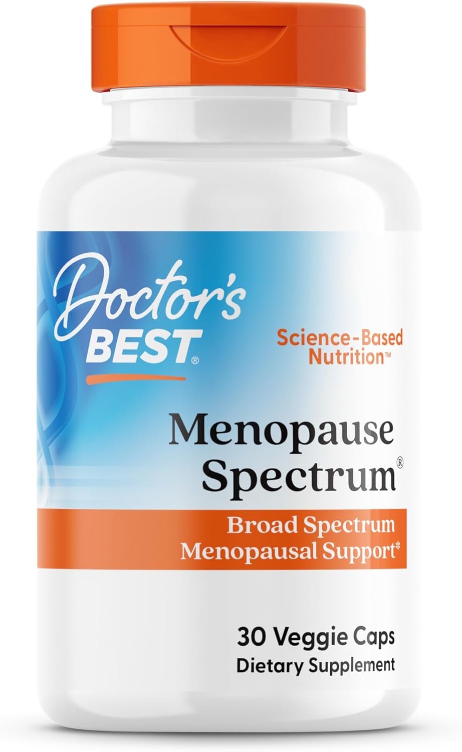 Doctor’s Best Menopause Spectrum with EstroG-100 – Menopause Support Supplement for Women, Hot Flashes & Night Sweats Support, Helps Dryness, Gluten Free, Soy Free, Vegan Capsules – 30 Veg Caps