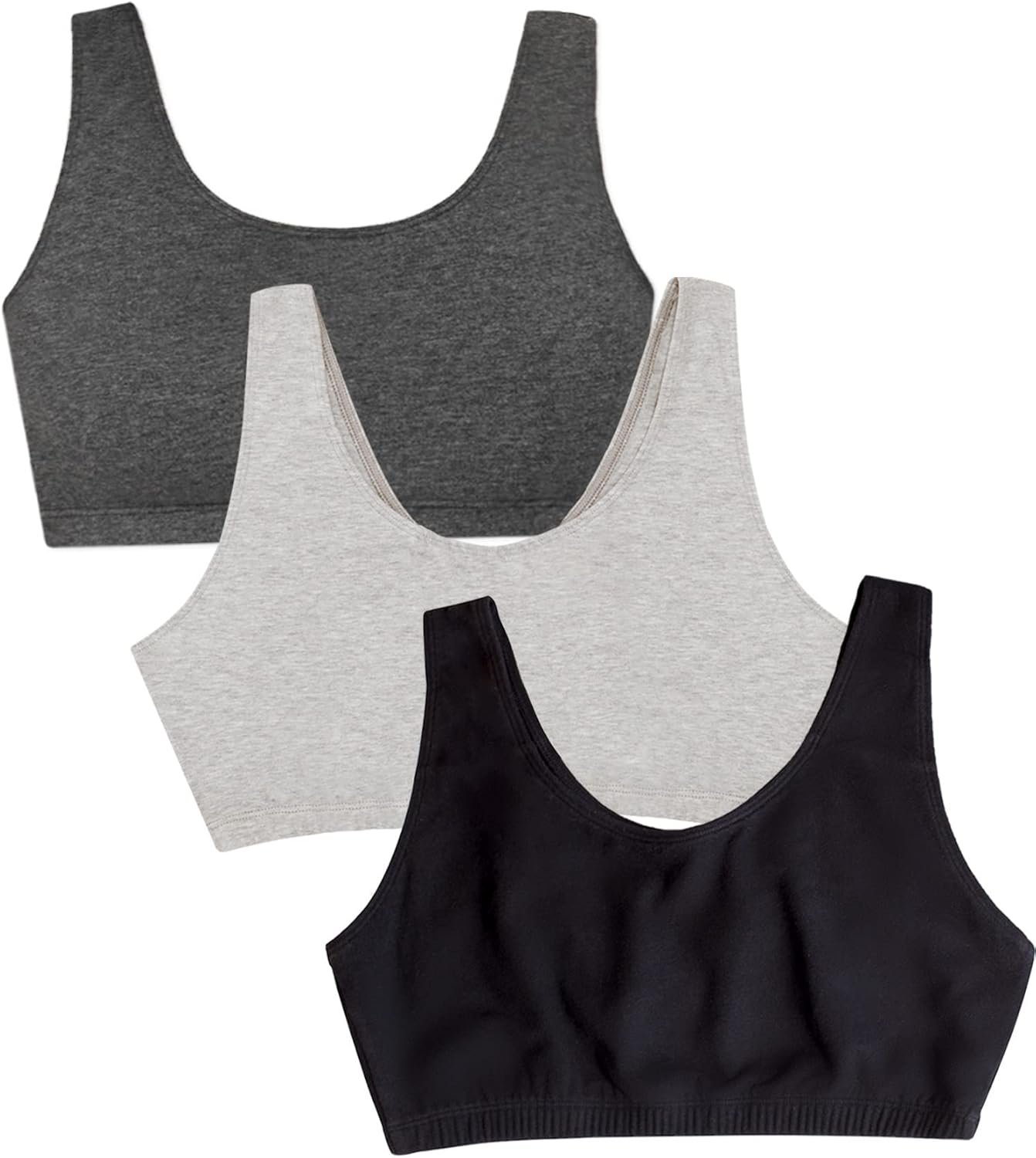 Fruit of the Loom Women’s Cotton Tank Bra for Women – Ultimate Comfort & Breathable Fit