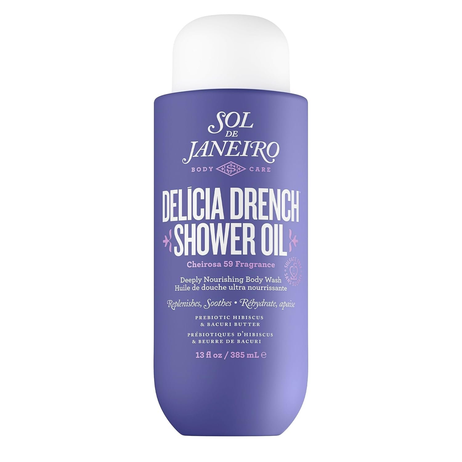 Sol de Janeiro Delicia Drench Shower Oil | Deeply Nourishing Body Wash