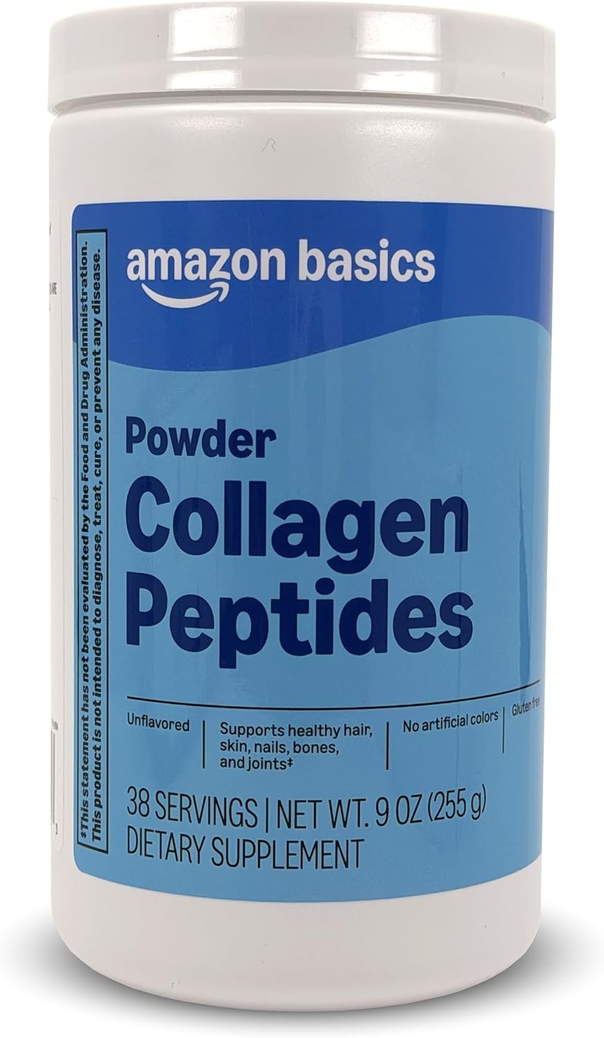 Amazon Basics Collagen Peptides Powder Type 1 & 3, 38 Servings, 9 Ounces