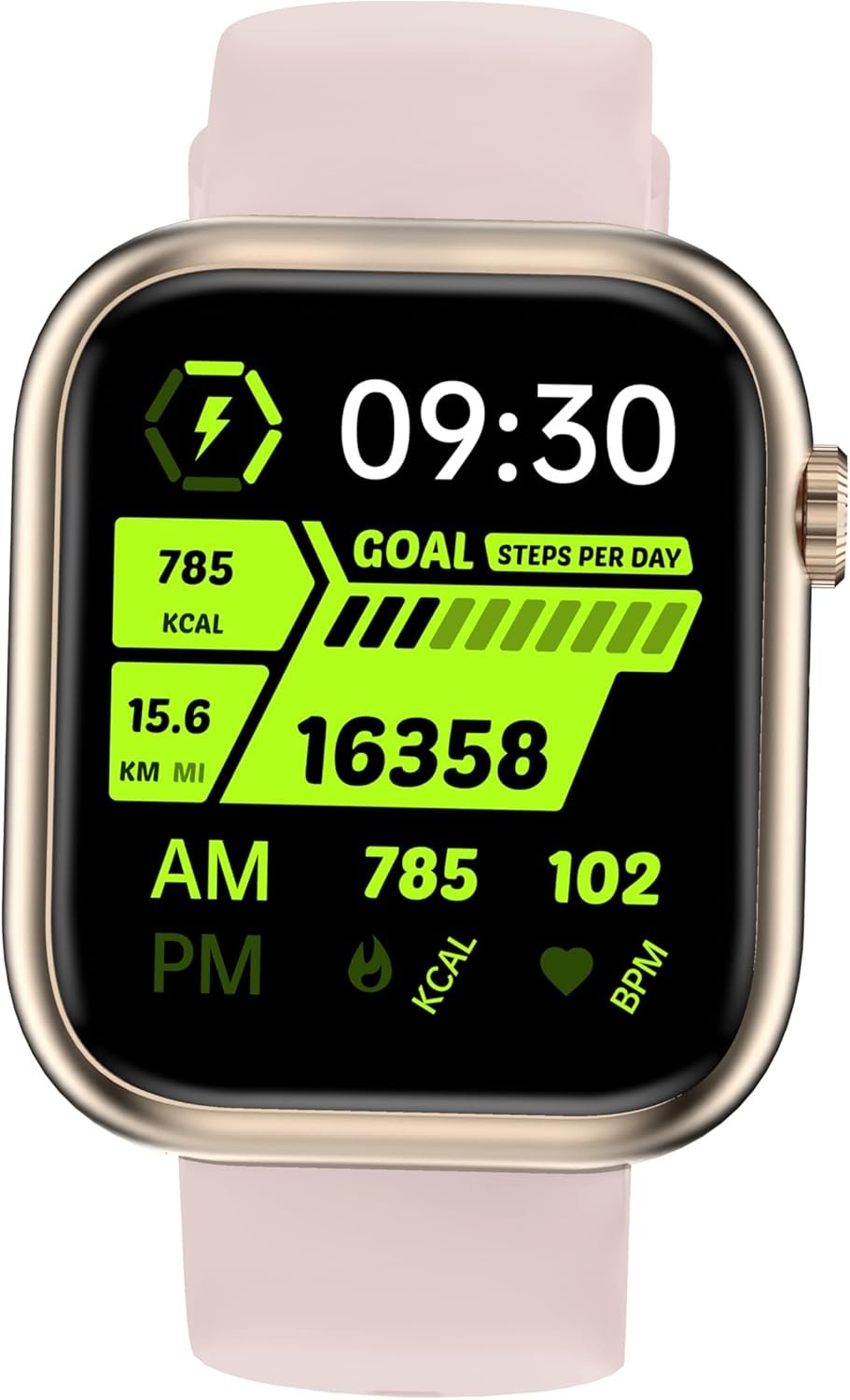 Smart Watch for Men Women Pink Old