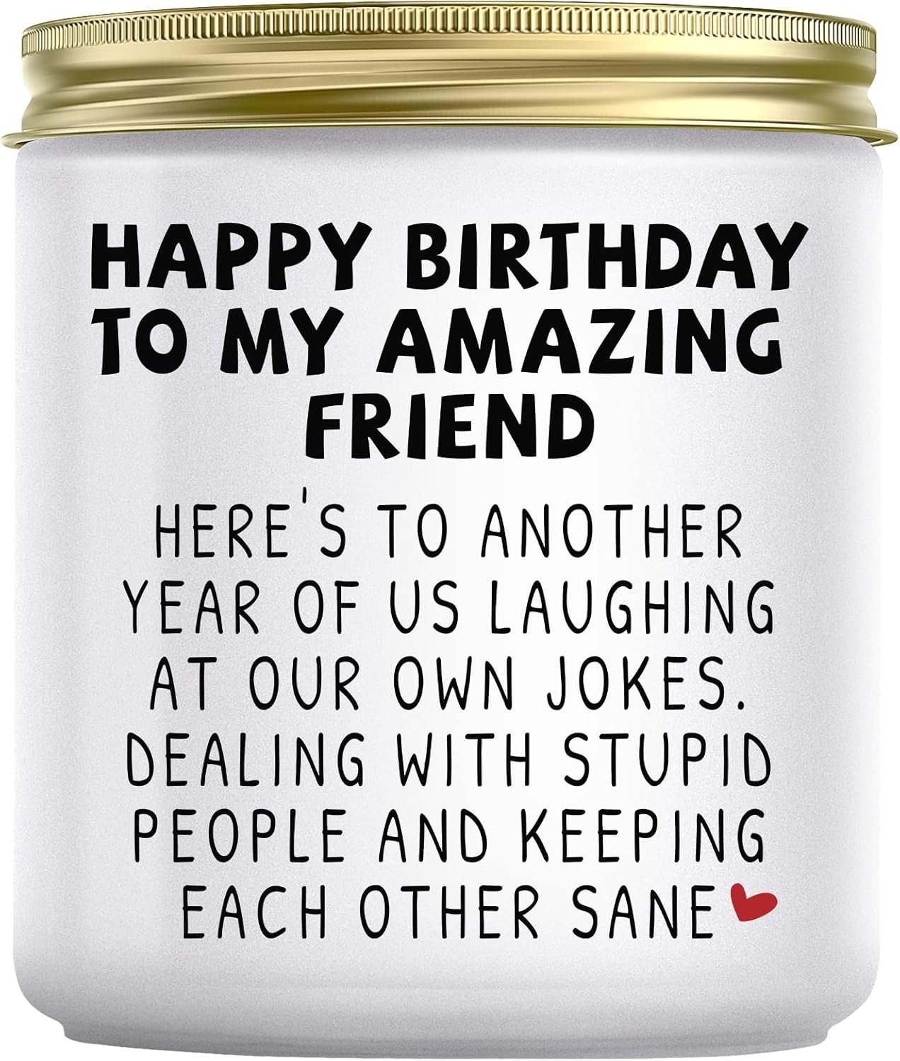 Jonico Happy Birthday Gifts for Women – Funny Best friend Friendship Birthday Gifts for Women Bestie BFF Coworker Classmate, Lavender Candle