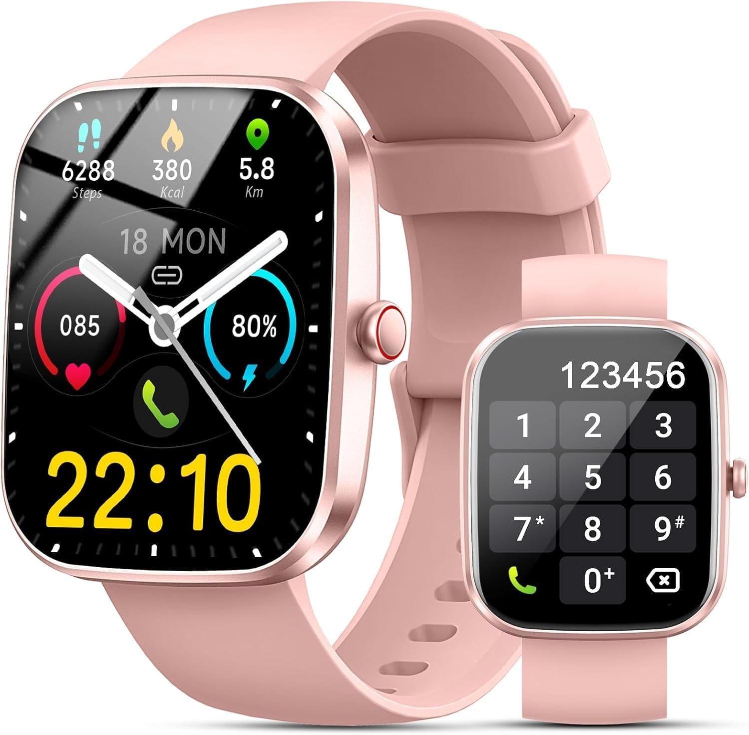 Smart Watch for Men Women (Answer/Make Call),1.91″ HD SmartWatch 2026, Fitness Watch with 100+ Sport Modes, IP68 Waterproof, Pedometer, Heart Rate/Sleep Monitor, Activity Tracker for Android iOS