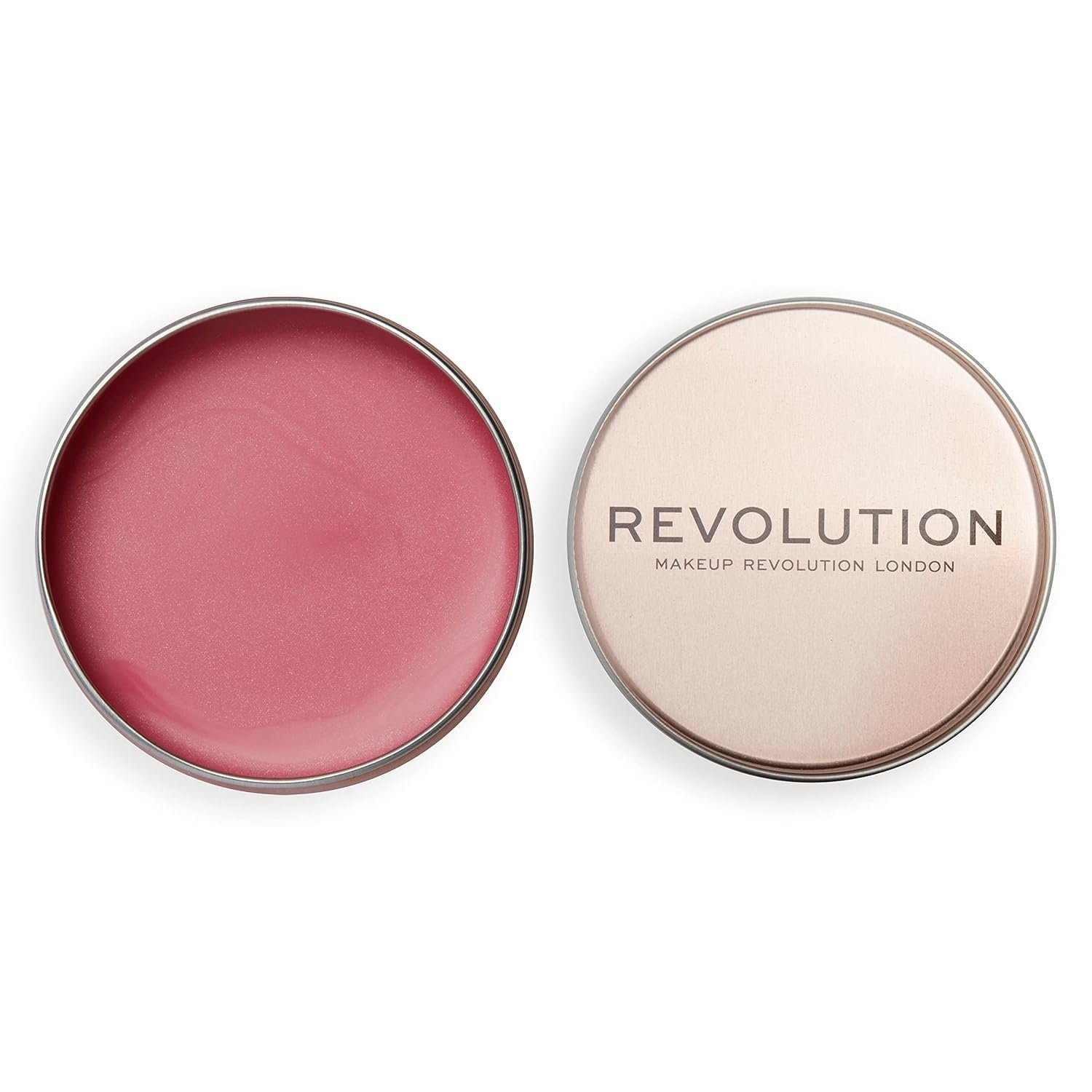 Revolution, Balm Glow, Multi-Use Cream Balm, Dewy Natural Finish for Cheeks, Lips & Lids, Sheer Color, Rose Pink, Vegan & Cruelty-Free, 1.12 oz
