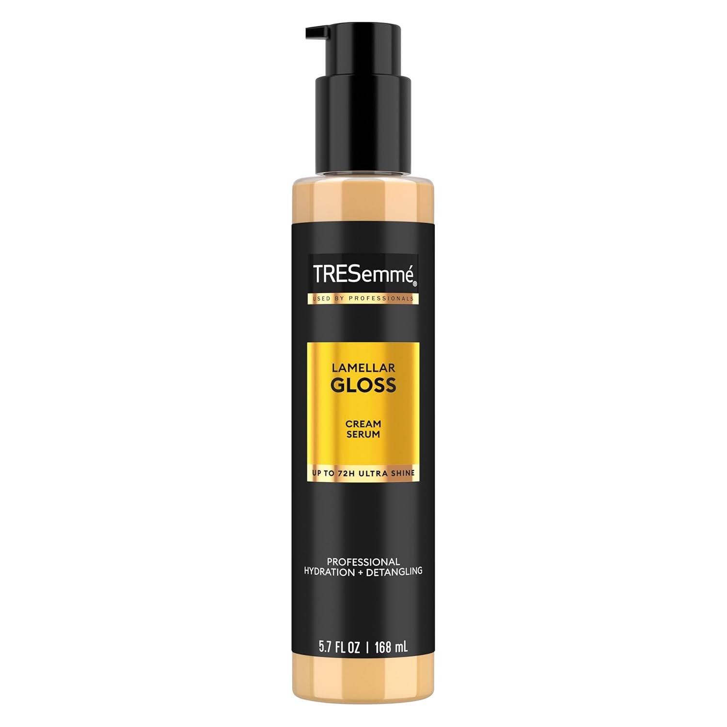 TRESemmé Hydrating & Detangling Cream Serum Lamellar Gloss Ultra Shine Up to 72H 5.7 Fl Oz | Hydrating, Detangling, Ultra Shine, Up to 72H