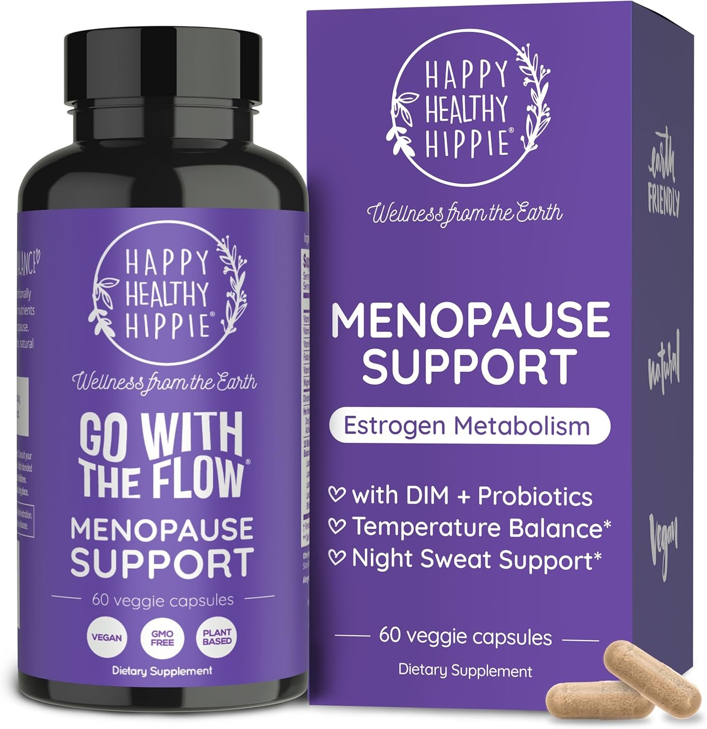 Menopause Supplements for Women – Estrogen Metabolism for Hot Flashes & Night Sweats | DIM + 10 Billion CFU Probiotics Blend with Dong Quai | Mood Swings & Hormone Balance Support, 60 Ct