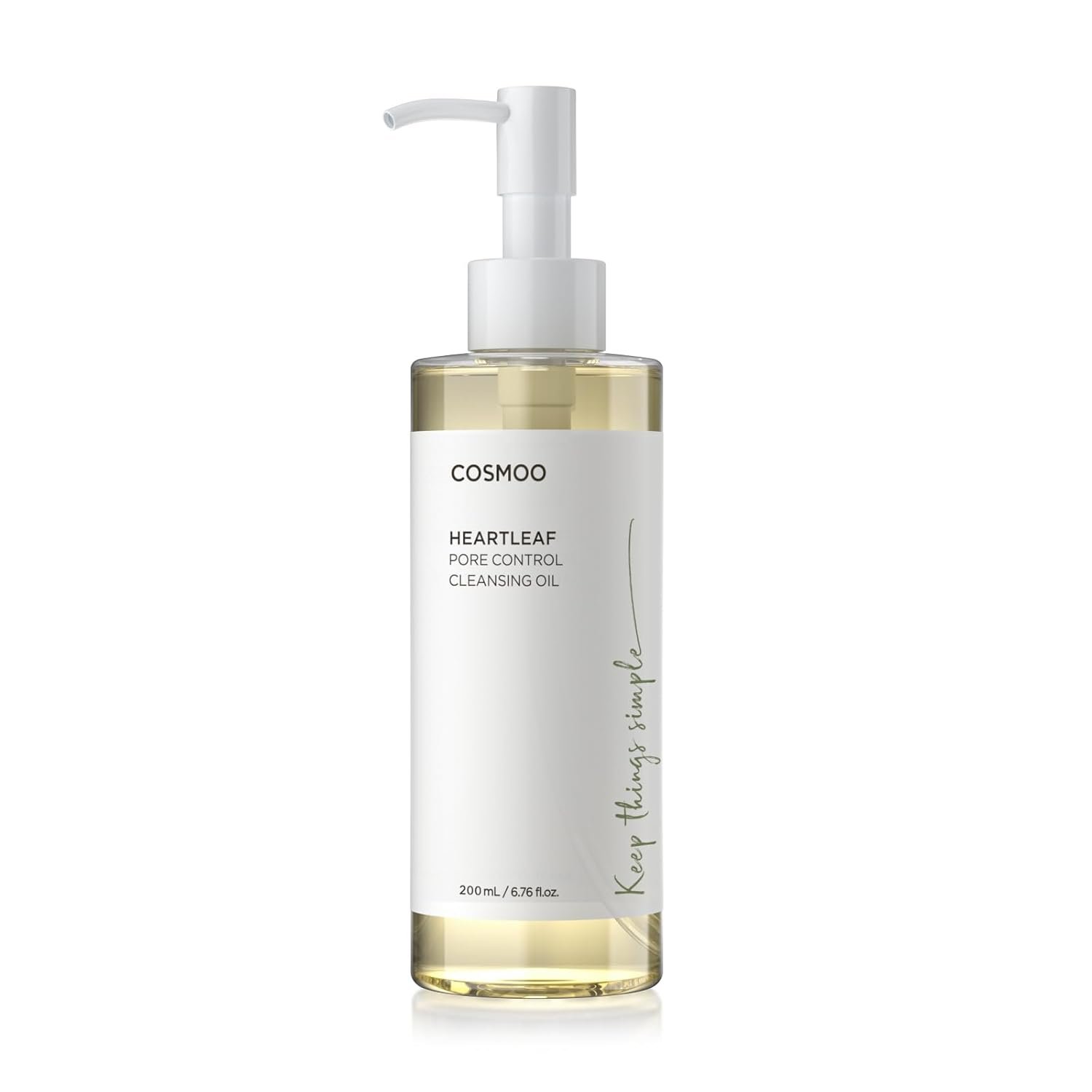 COSMOO Deep Cleansing Oil, Pore Control Oil Cleanser for Face, Makeup Blackhead Remover, Korean Skin Care, All Skin Types – 200ml