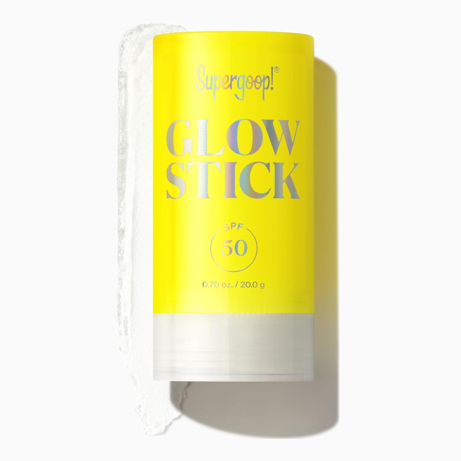 Supergoop! Glow Stick, SPF 50 PA++++ Dry Oil Sunscreen Stick for Face & Body – Brightens & Hydrates for a Healthy Glow – Mess-Free, Travel-Friendly SPF