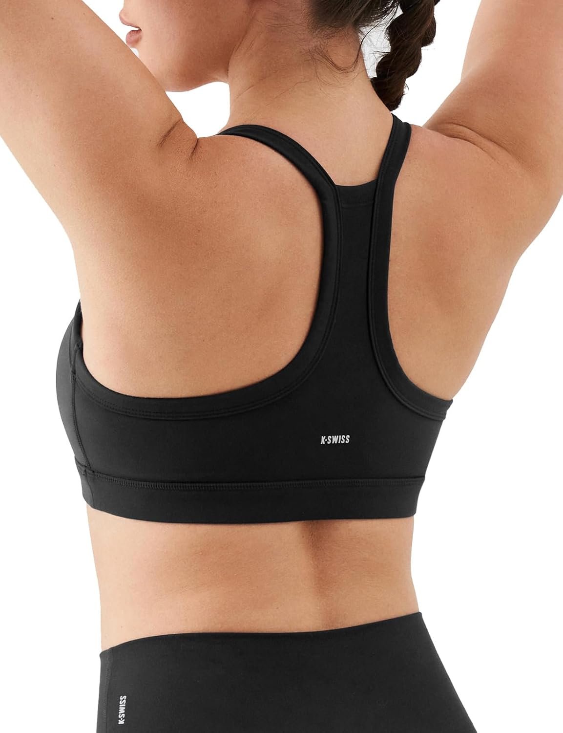 K-Swiss Sports Bras for Women – Light Impact Yoga Tops Workout Gym Bra