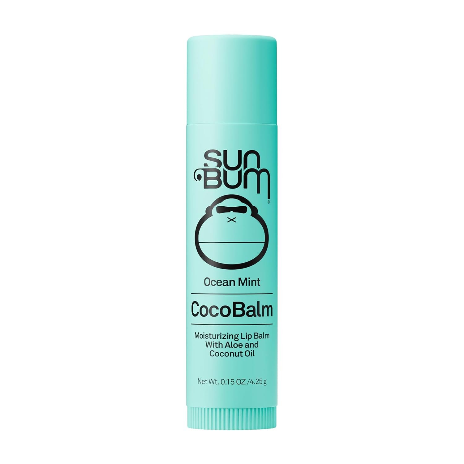 Sun Bum Cocobalm Ocean Mint – Hydrating Lip Balm With Coconut Oil and Aloe Vera – 0.15 oz Stick
