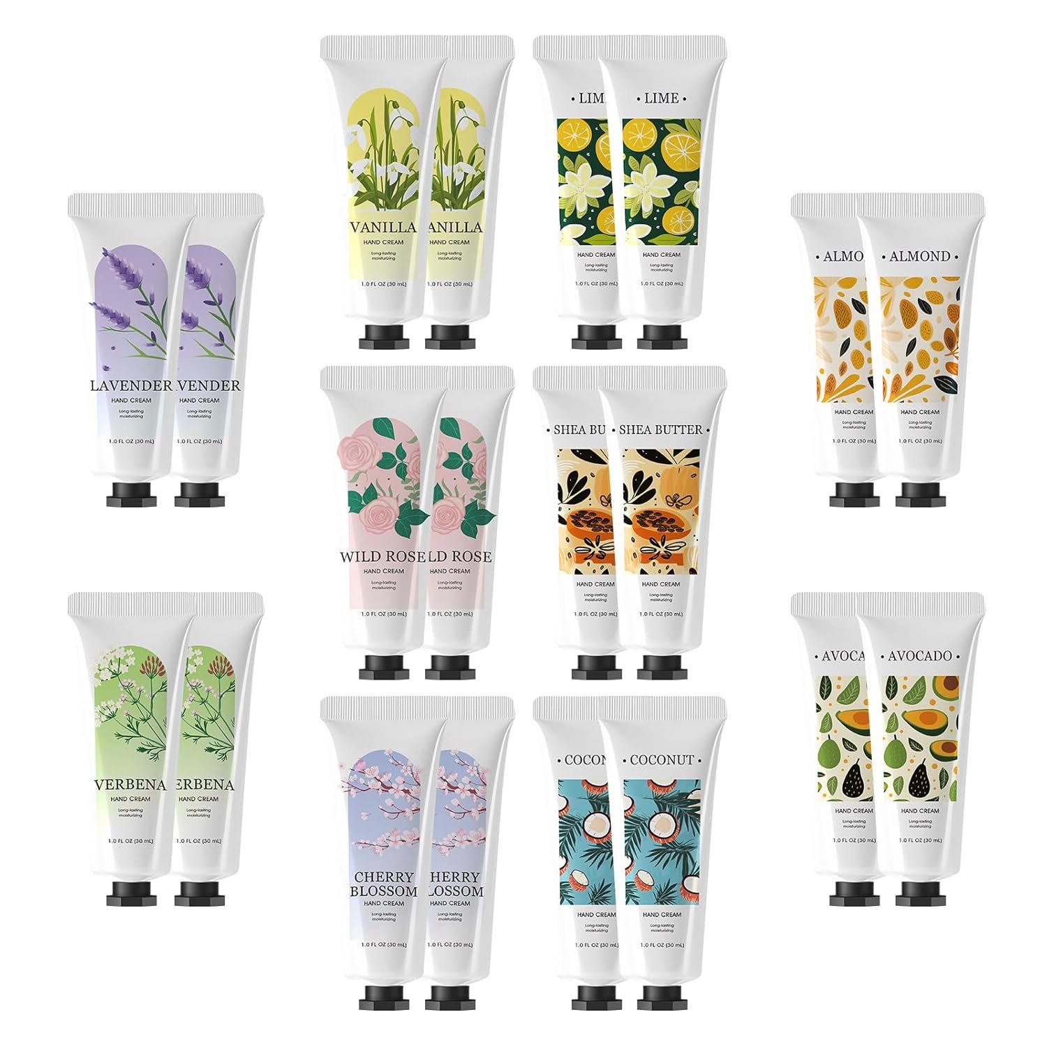 Green Canyon Spa Hand Lotion 20 Pack Mini Lotion Hand Lotion Travel Size Creams & Lotions Set Bachelorette Party Favors Small Gifts for Women Mothers Day Gifts