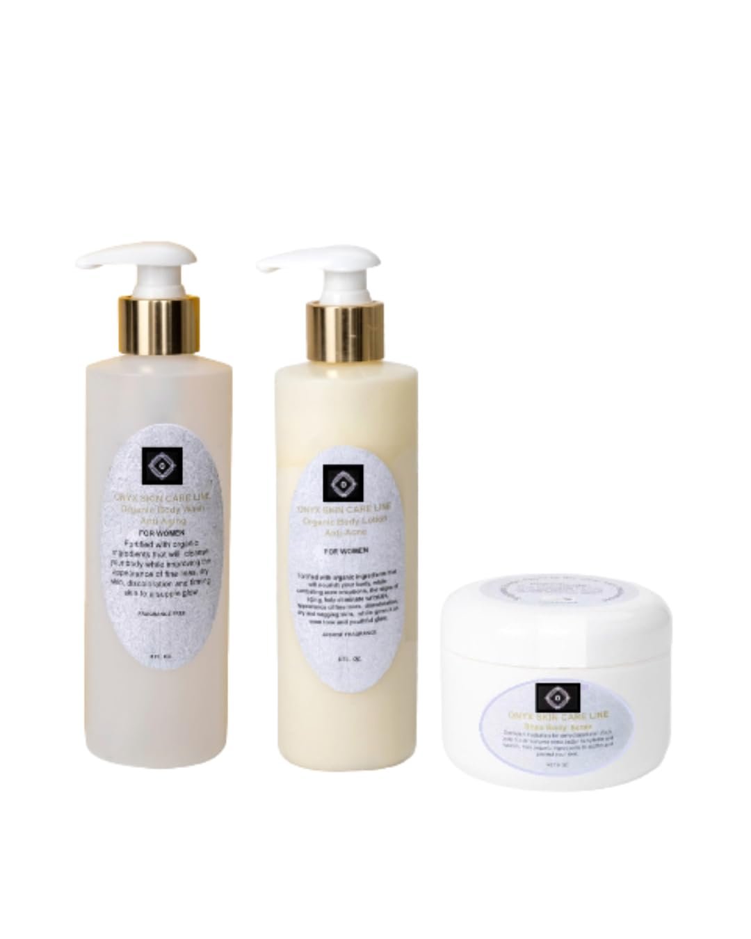 THREE STEP ORGANIC ANTI-AGING BODY SYSTEM – Ten Fragrances – for Women