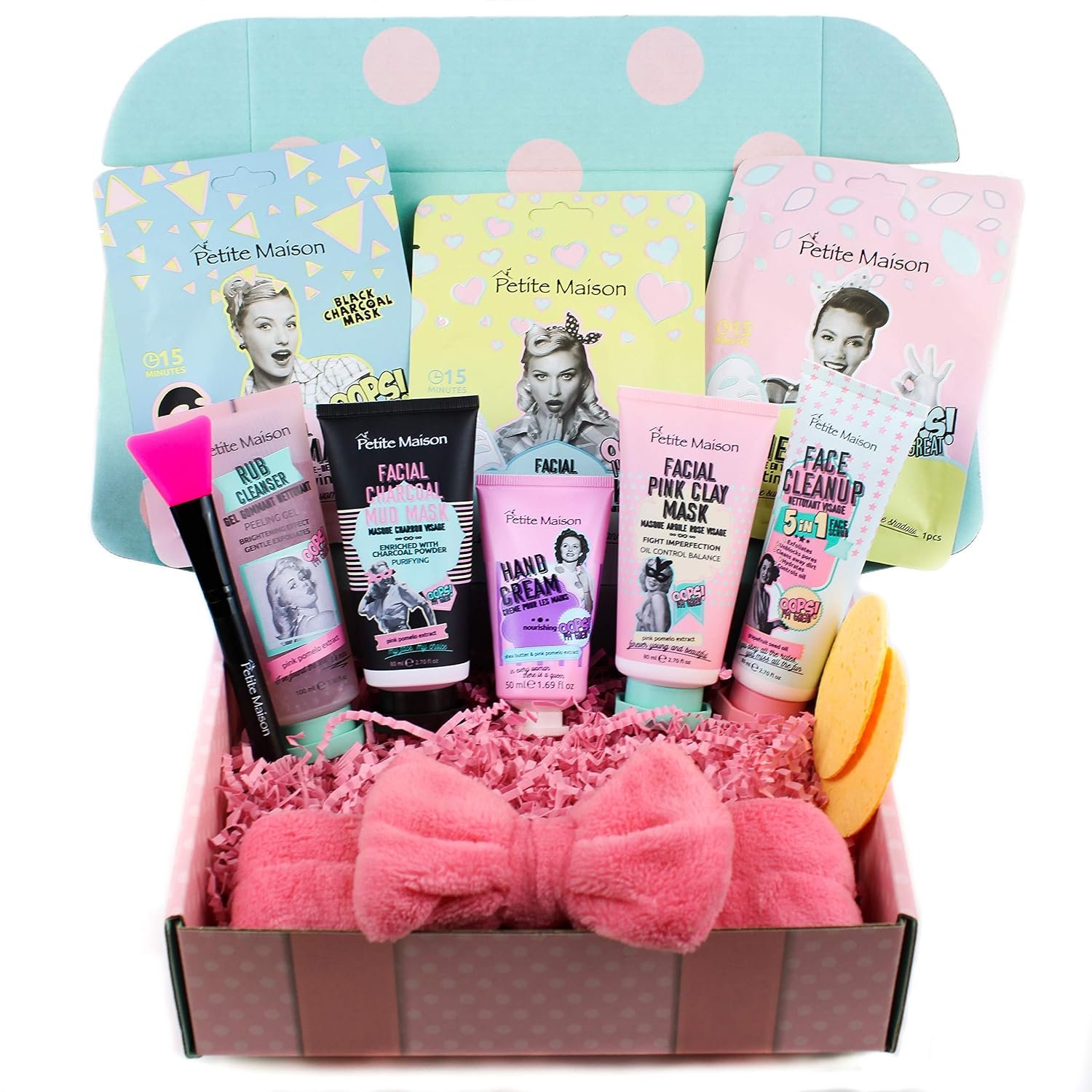 Self Care Gift Box for Women – Unique Spa Beauty Skincare Sets for Mom, Sister, Aunt, Grandma, Best Friends – Birthday or Christmas Holiday Basket